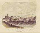 Marine Parade Margate from the Pier  [Perry 1857]